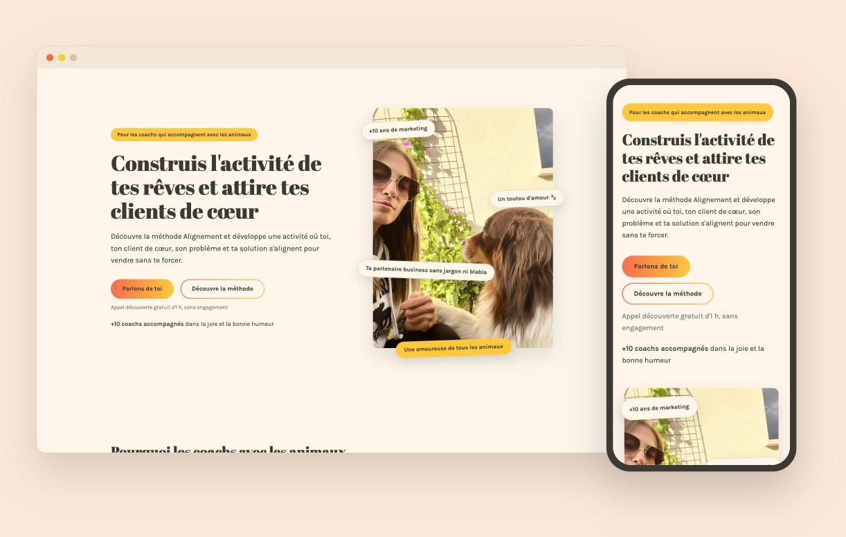 Aperçu ordinateur et mobile du site Solmare & Com’